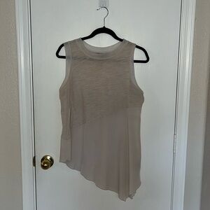 Soft beige sleeveless top